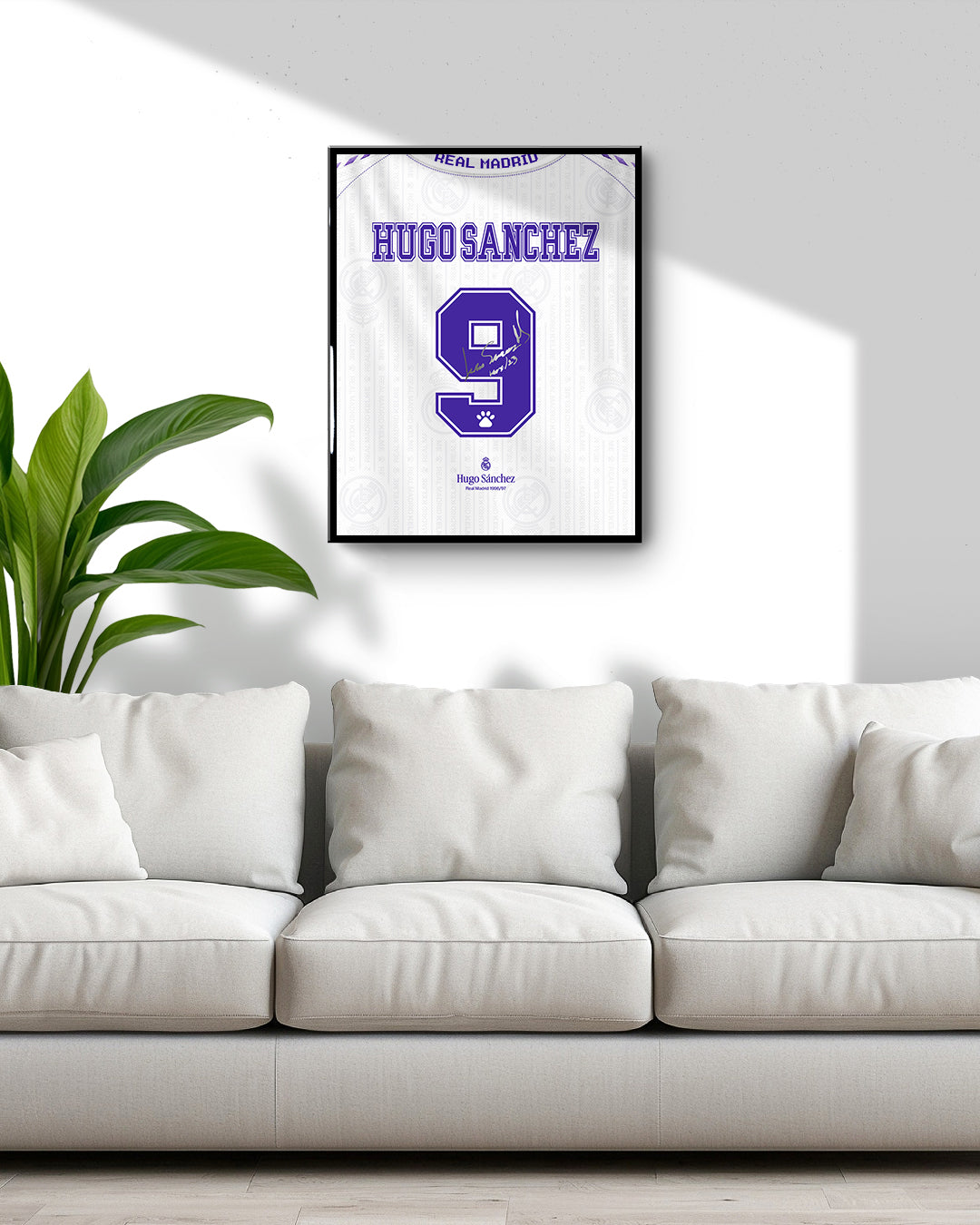 Real Madrid 1996/97 Local - Diseño Dorsal