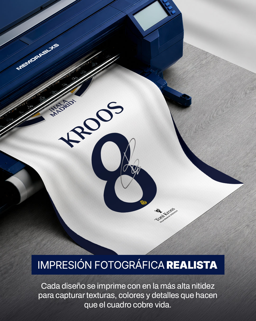 Real Madrid 2023/24 Local - Diseño Dorsal