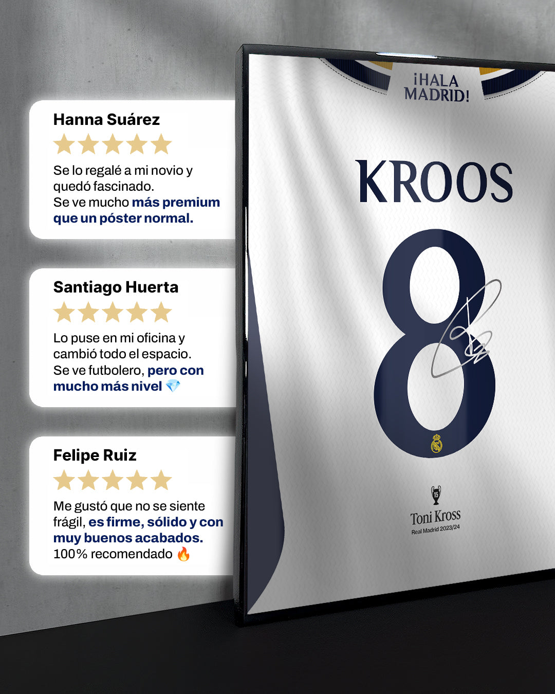 Real Madrid 2023/24 Local - Diseño Dorsal