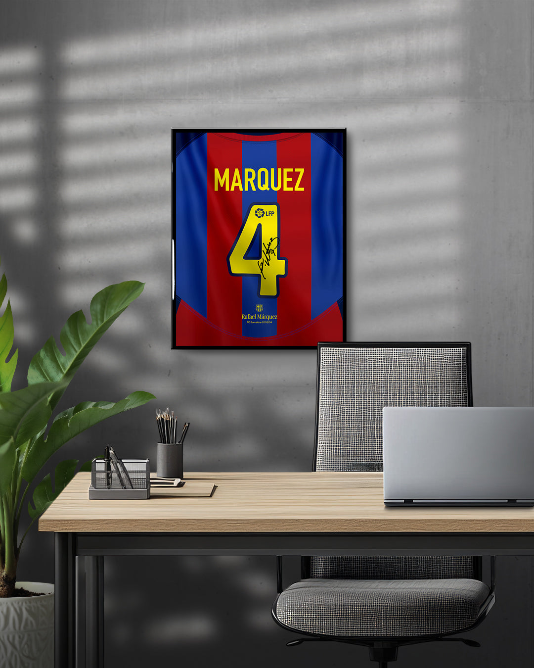 FC Barcelona 2003/04 Local - Diseño Dorsal