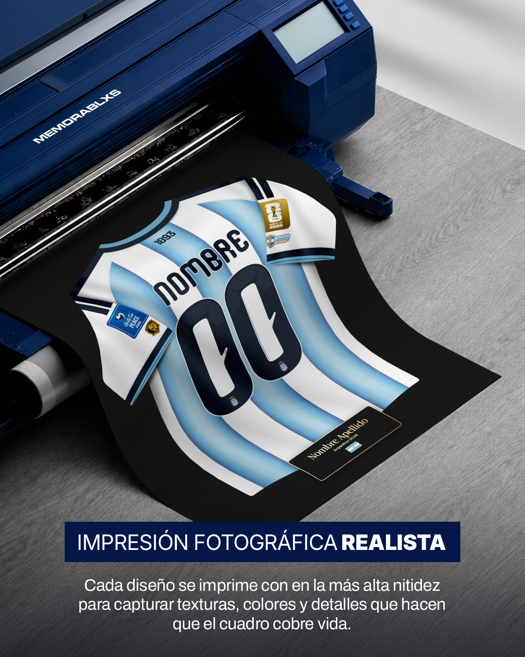 Argentina 2026 Local - Diseño Jersey / Personalizado