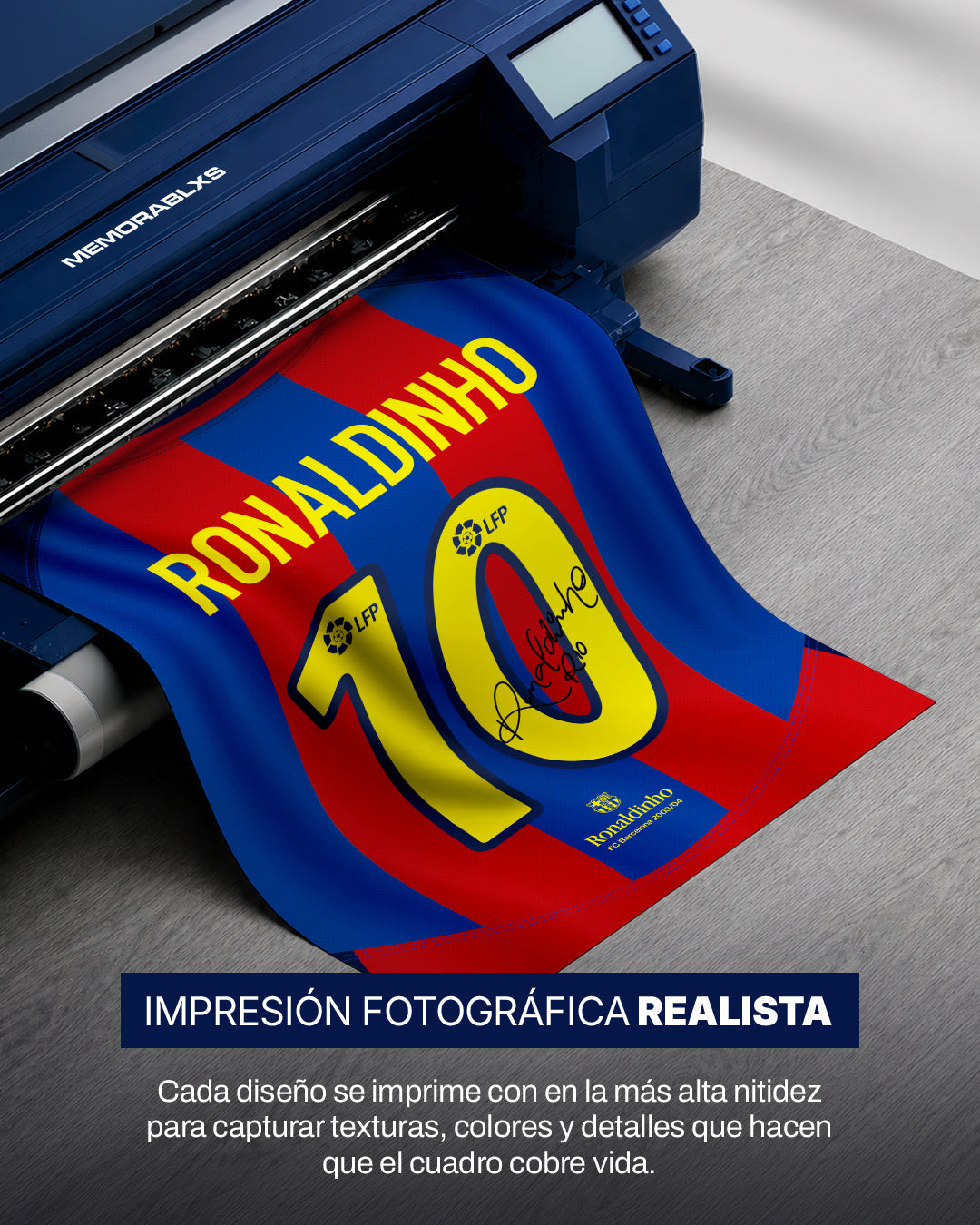 FC Barcelona 2003/04 Local - Diseño Dorsal / Ronaldinho #10