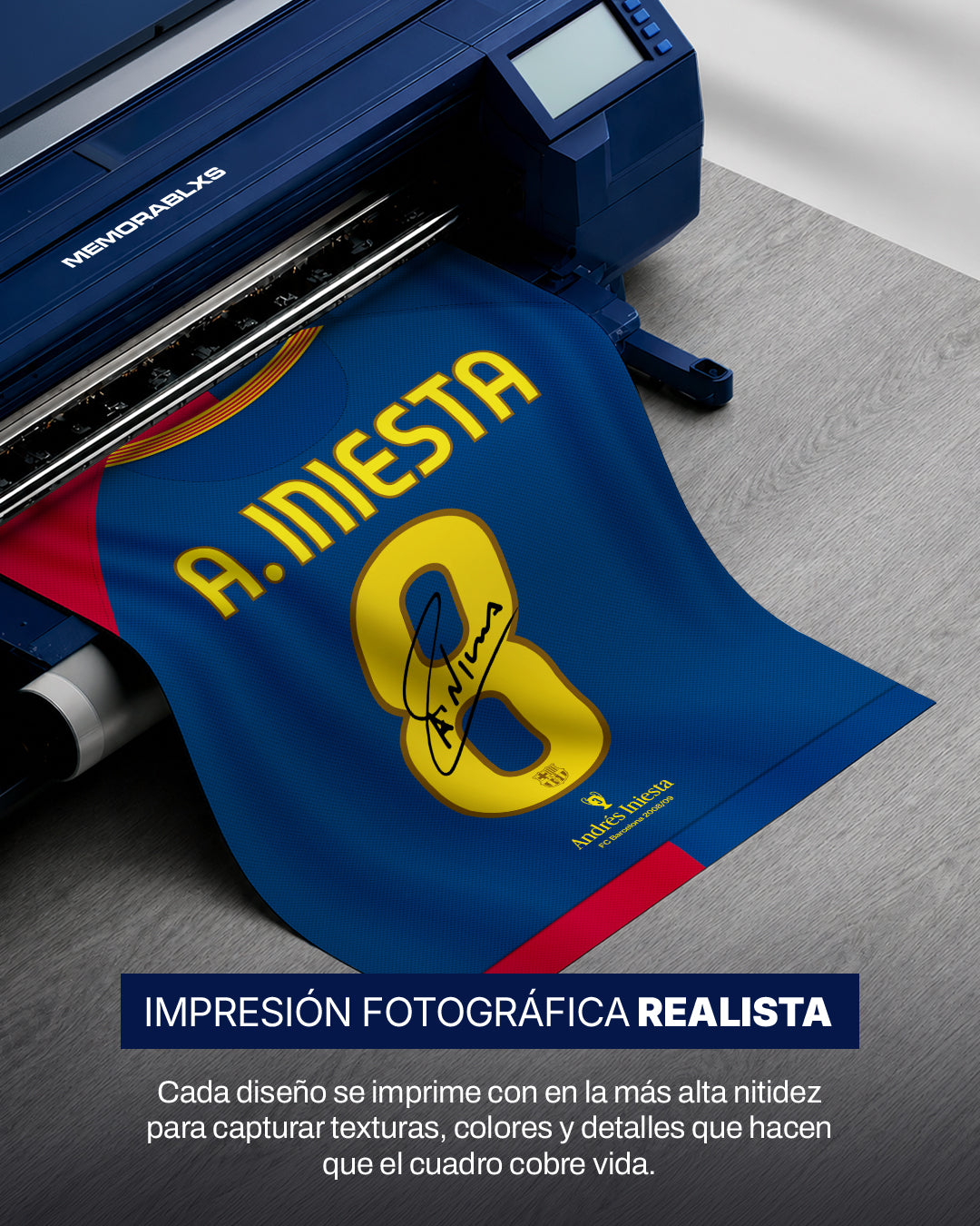 FC Barcelona 2008/09 Local - Diseño Jersey / Iniesta #8