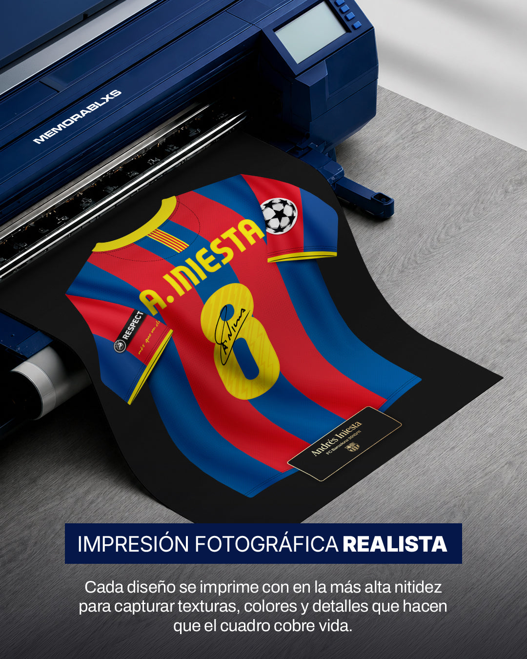 FC Barcelona 2010/11 Local - Diseño Jersey / A. Iniesta #8
