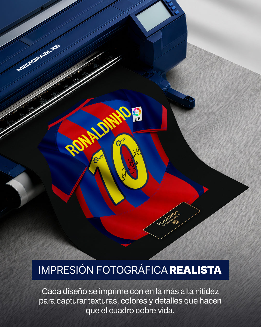 FC Barcelona 2003/04 Local - Diseño Jersey / Ronaldinho #10