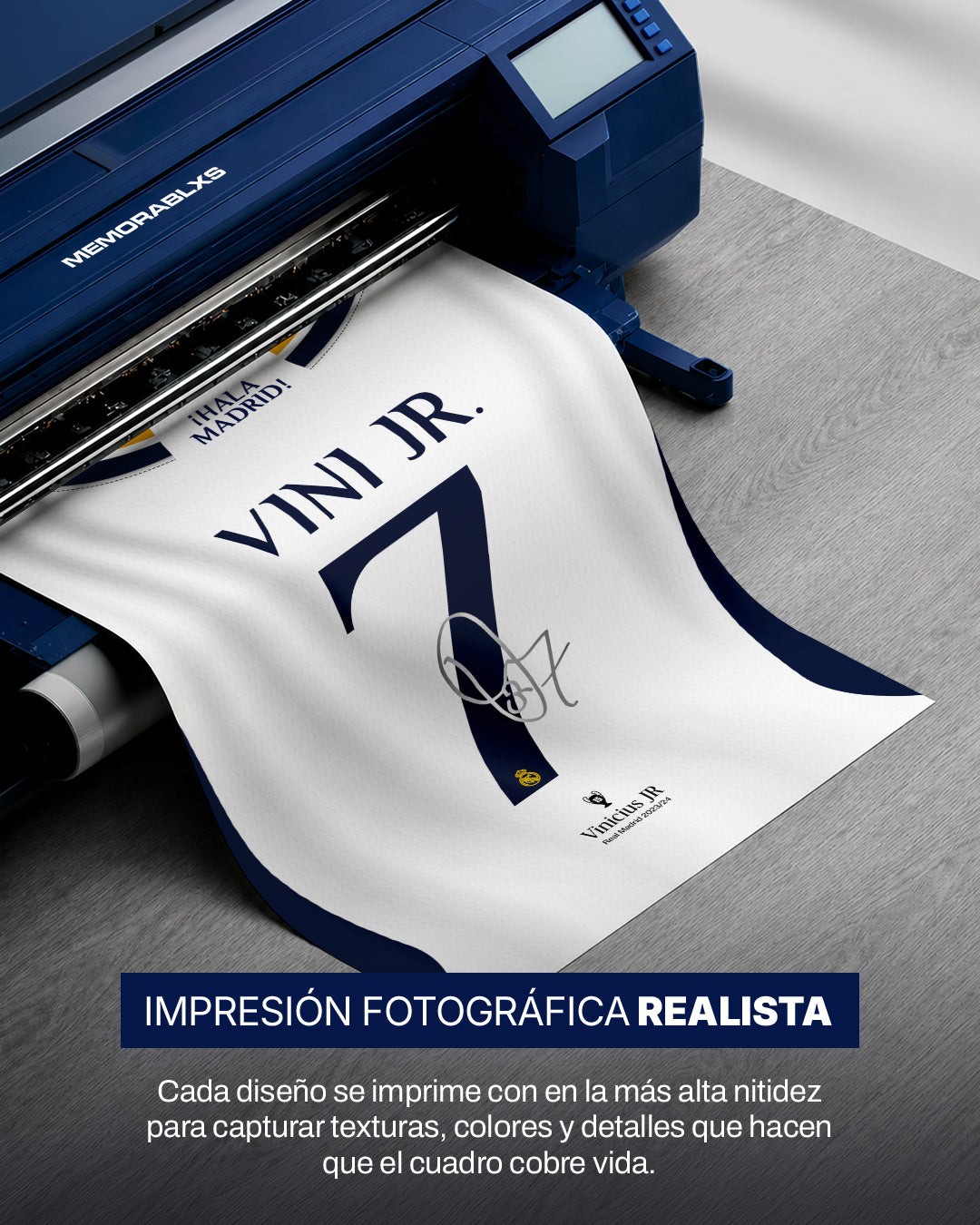 Real Madrid 2023/24 Local - Diseño Dorsal / Vinicius JR #7