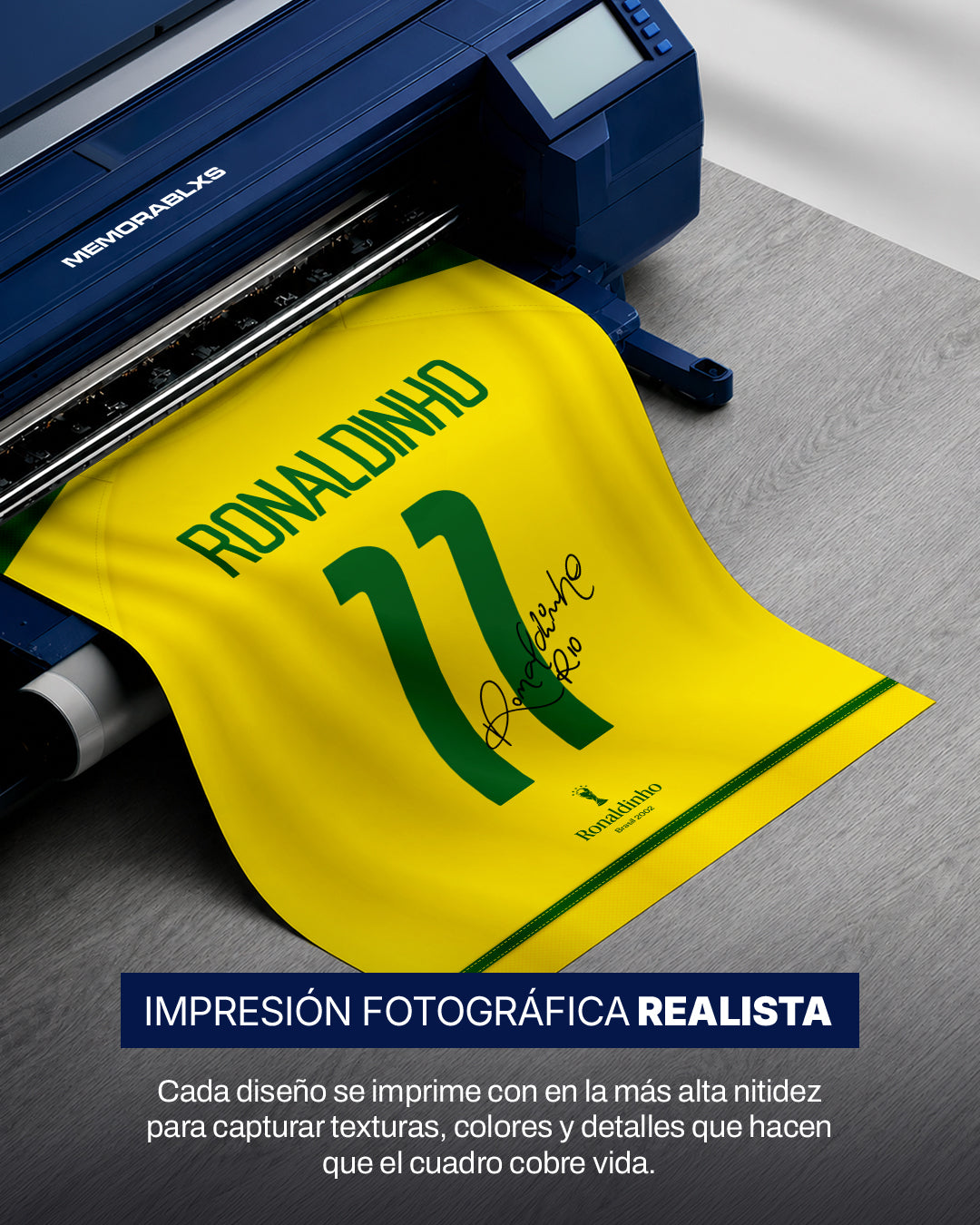 Brasil 2002 Local - Diseño Dorsal / Ronaldinho #11