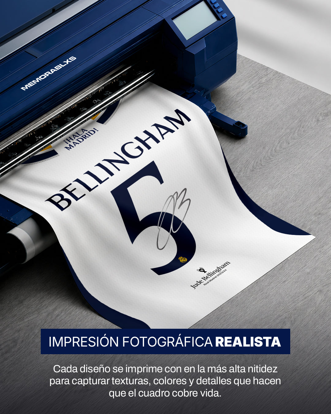 Real Madrid 2023/24 Local - Diseño Dorsal / Bellingham #5