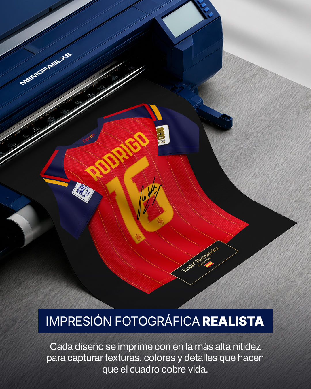 España 2026 Local - Diseño Jersey / Rodrigo #16