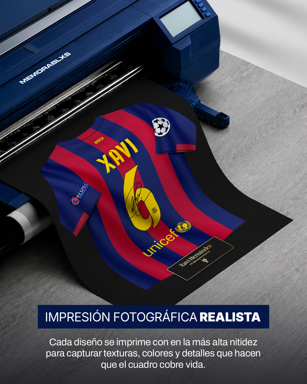 FC Barcelona 2014/15 Local - Diseño Jersey / Xavi #6