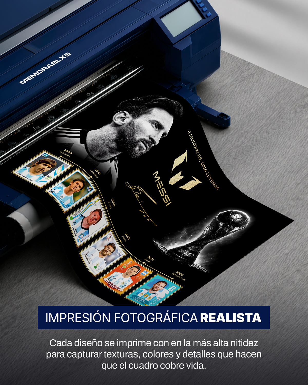 Lionel Messi - 6 Mundiales