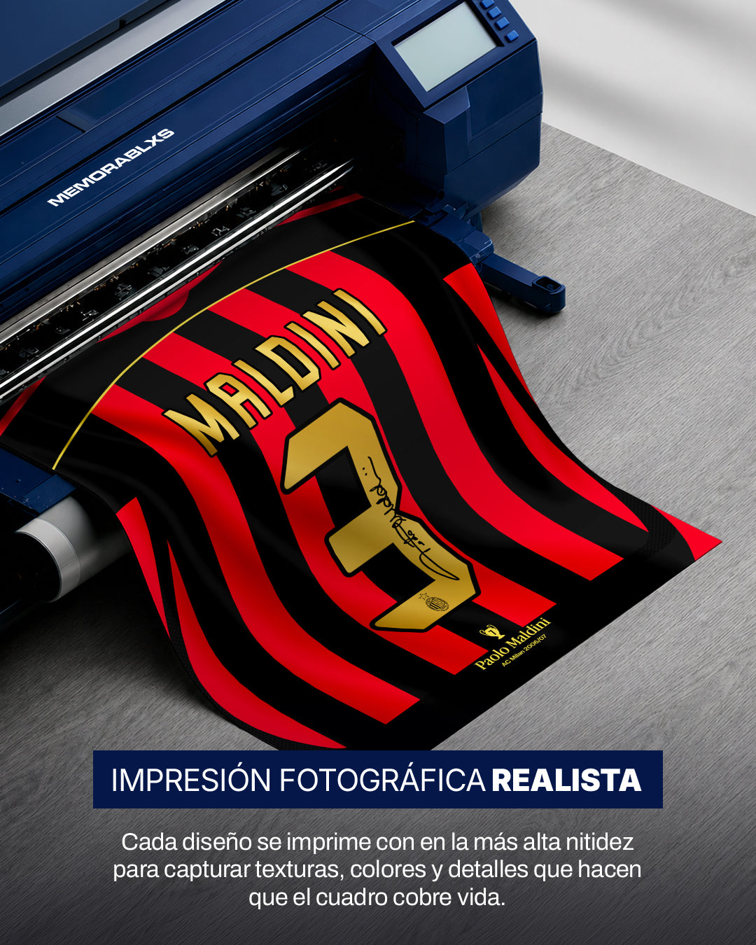 AC Milan 2006/07 Local - Diseño Dorsal / Maldini #3