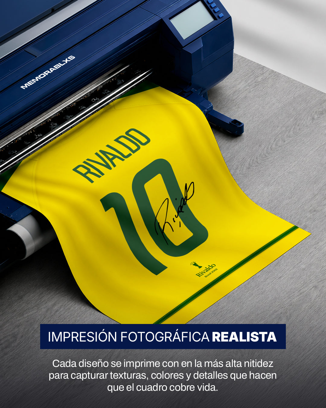 Brasil 2002 Local - Diseño Dorsal / Rivaldo #10