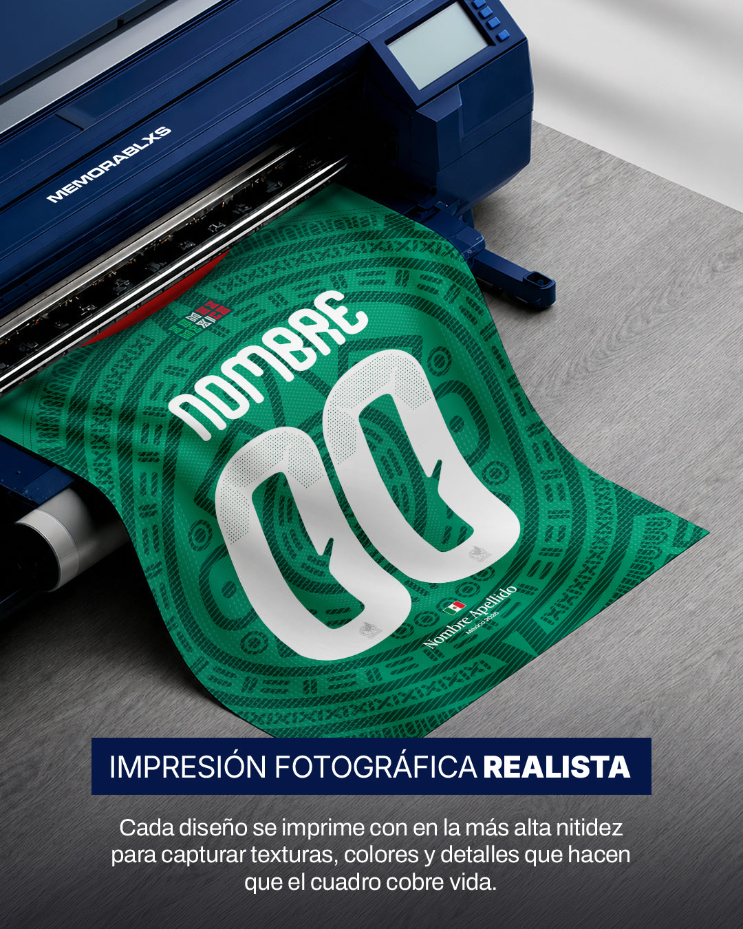 México 2026 Local - Diseño Dorsal / Personalizado