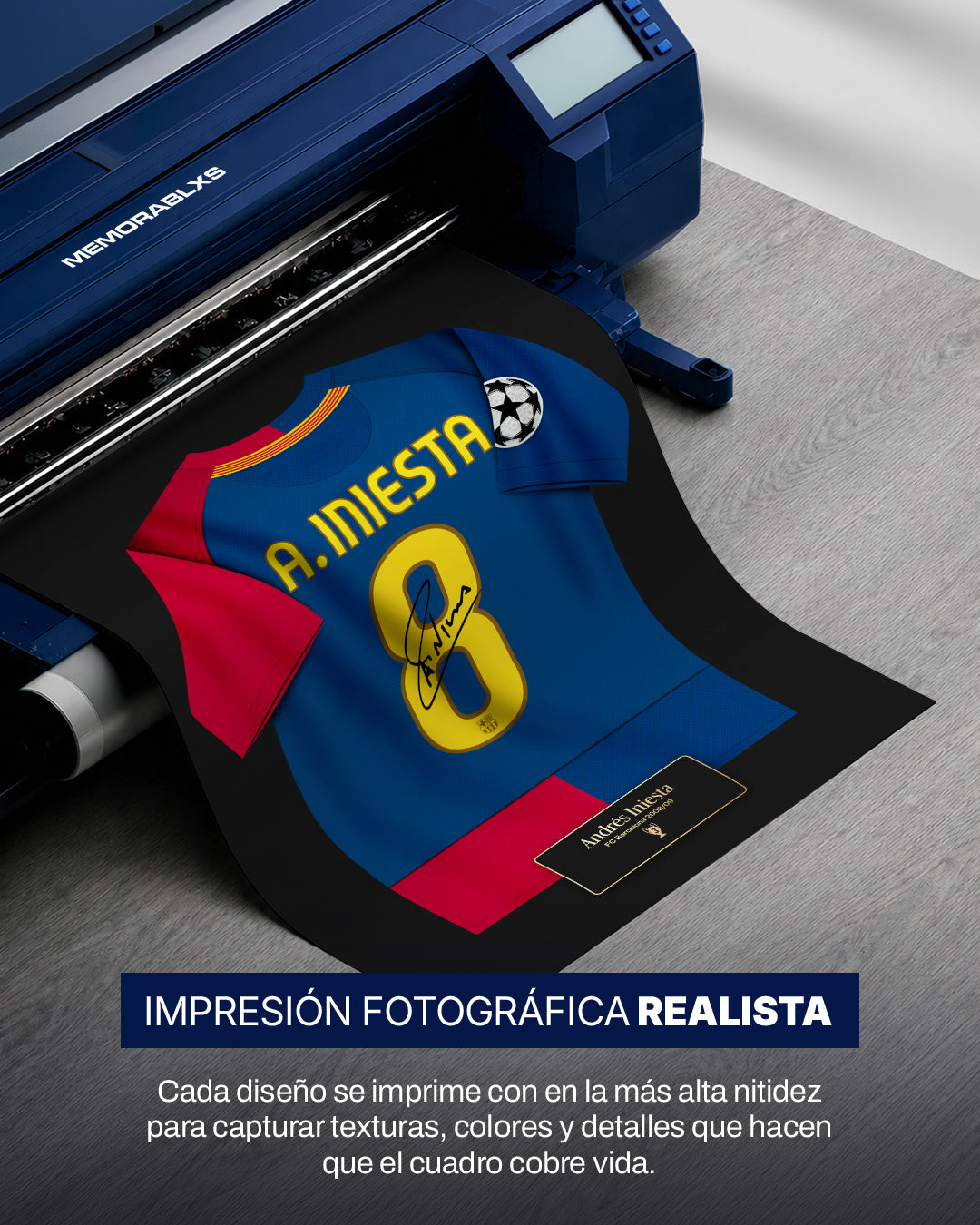 FC Barcelona 2008/09 Local - Diseño Dorsal / Iniesta #8