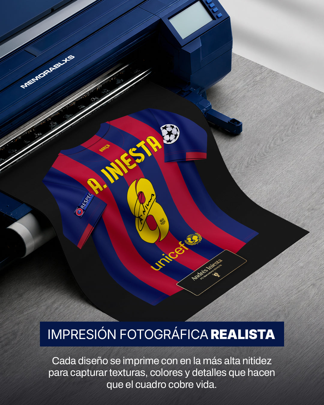 FC Barcelona 2014/15 Local - Diseño Jersey / Iniesta #8