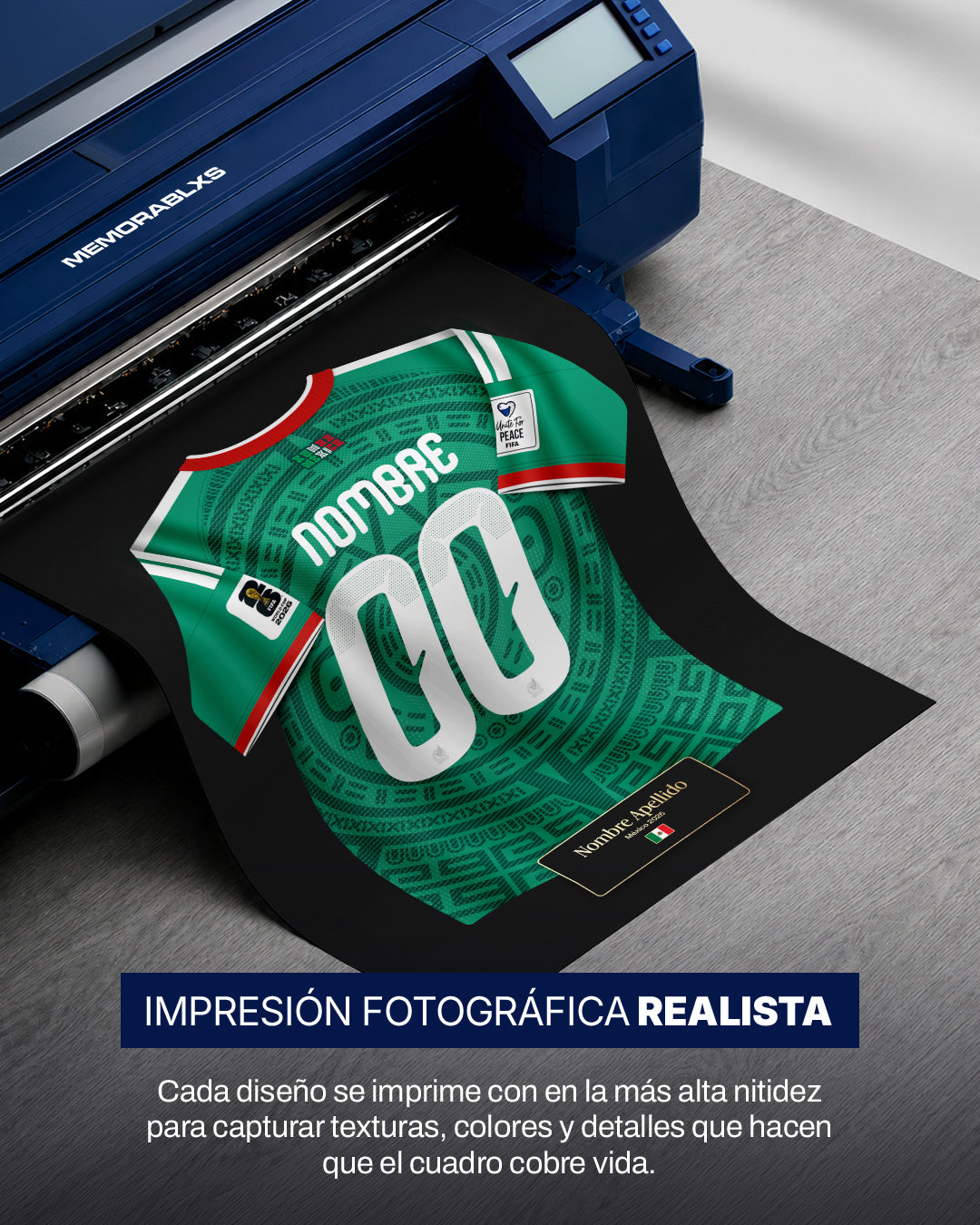 México 2026 Local - Diseño Jersey / Personalizado