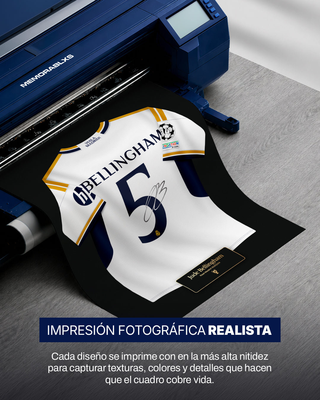 Real Madrid 2023/24 Local - Diseño Jersey / Bellingham #5