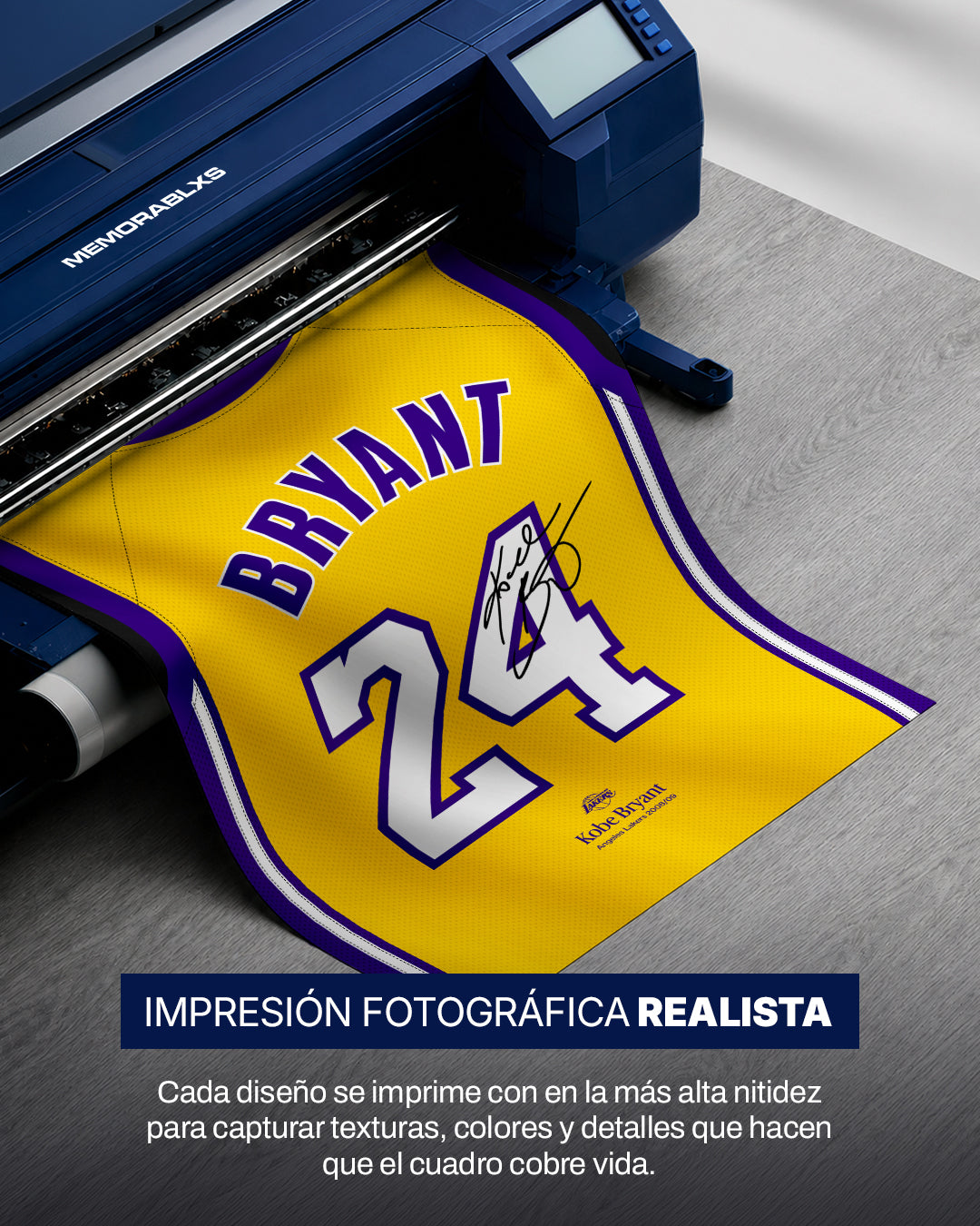LA Lakers 2008/09 - Diseño Dorsal