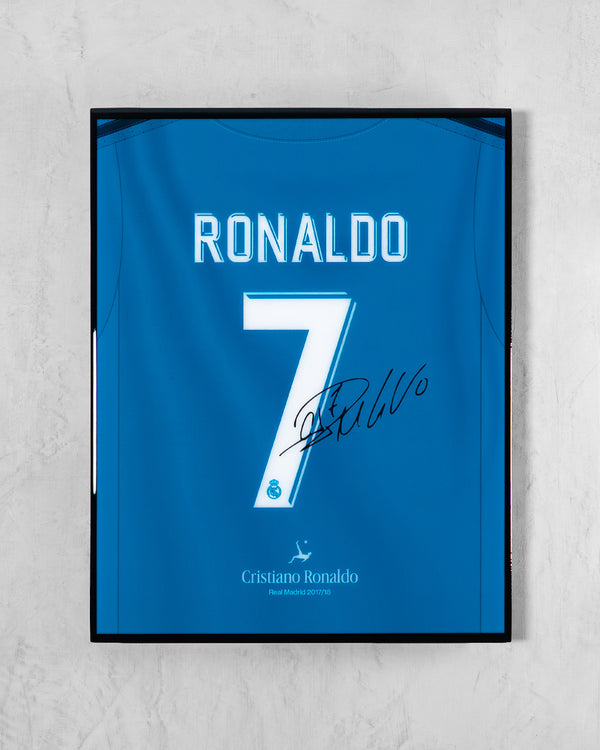 Real Madrid 2017/18 Tercera - Diseño Dorsal
