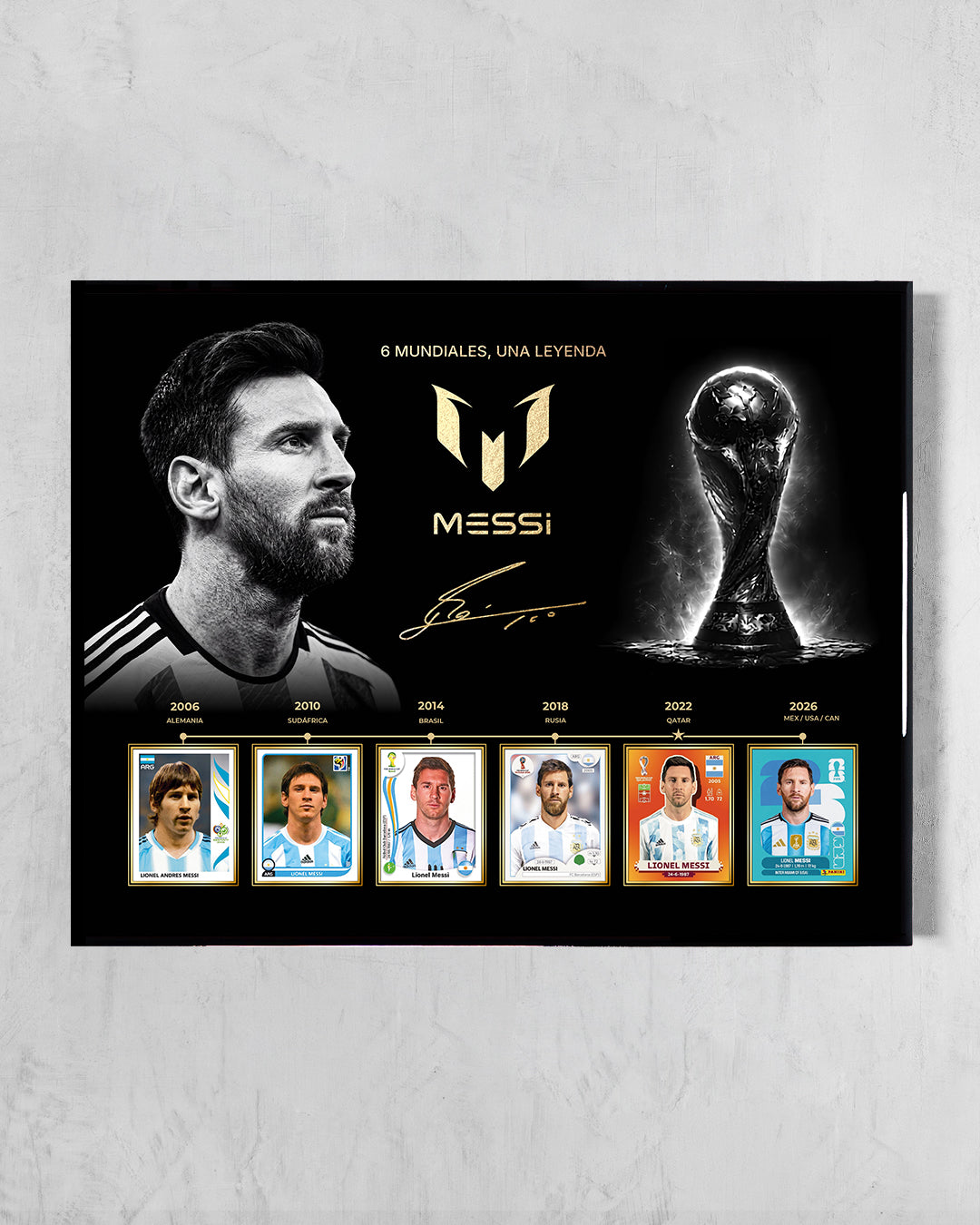 Lionel Messi - 6 Mundiales