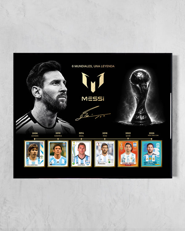 Lionel Messi - 6 Mundiales