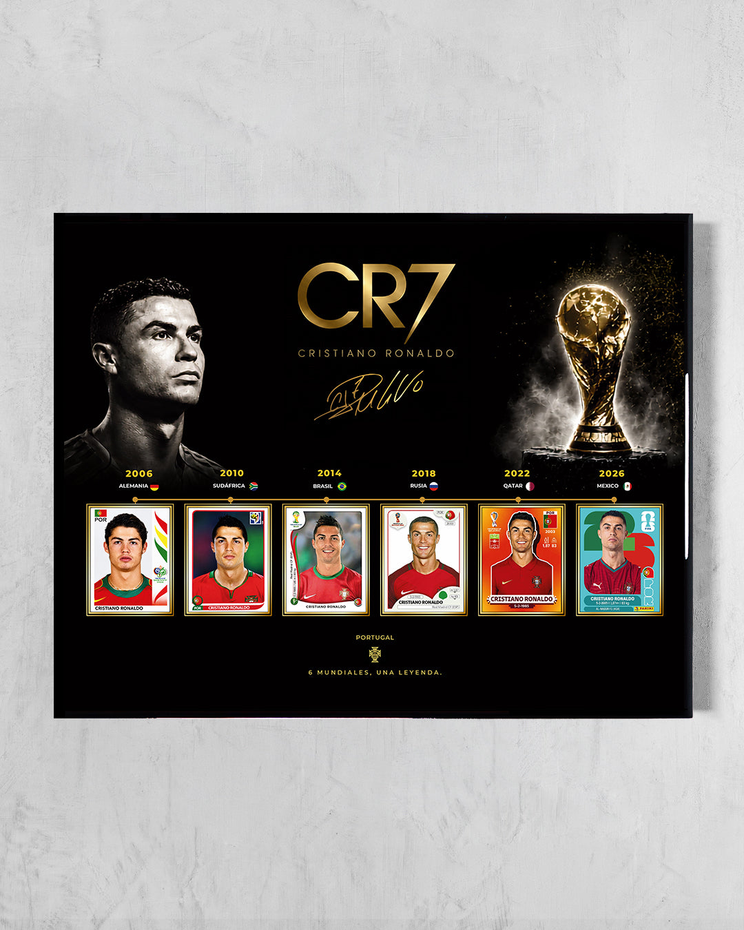 Cristiano Ronaldo - 6 Mundiales