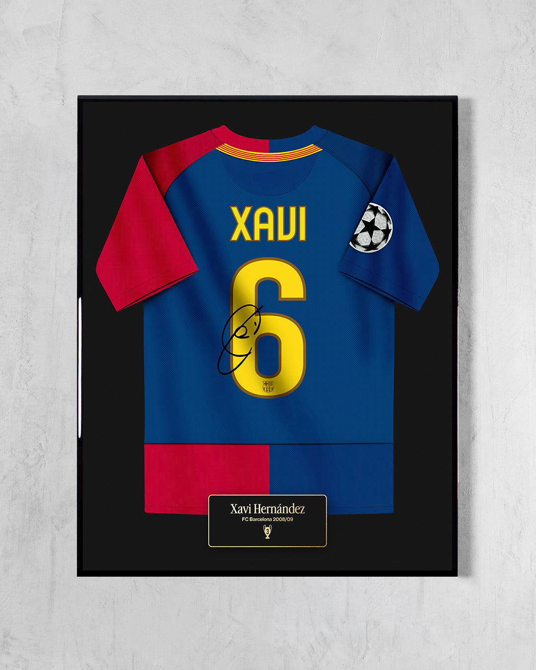 FC Barcelona 2008/09 Local - Diseño Jersey / Xavi #6
