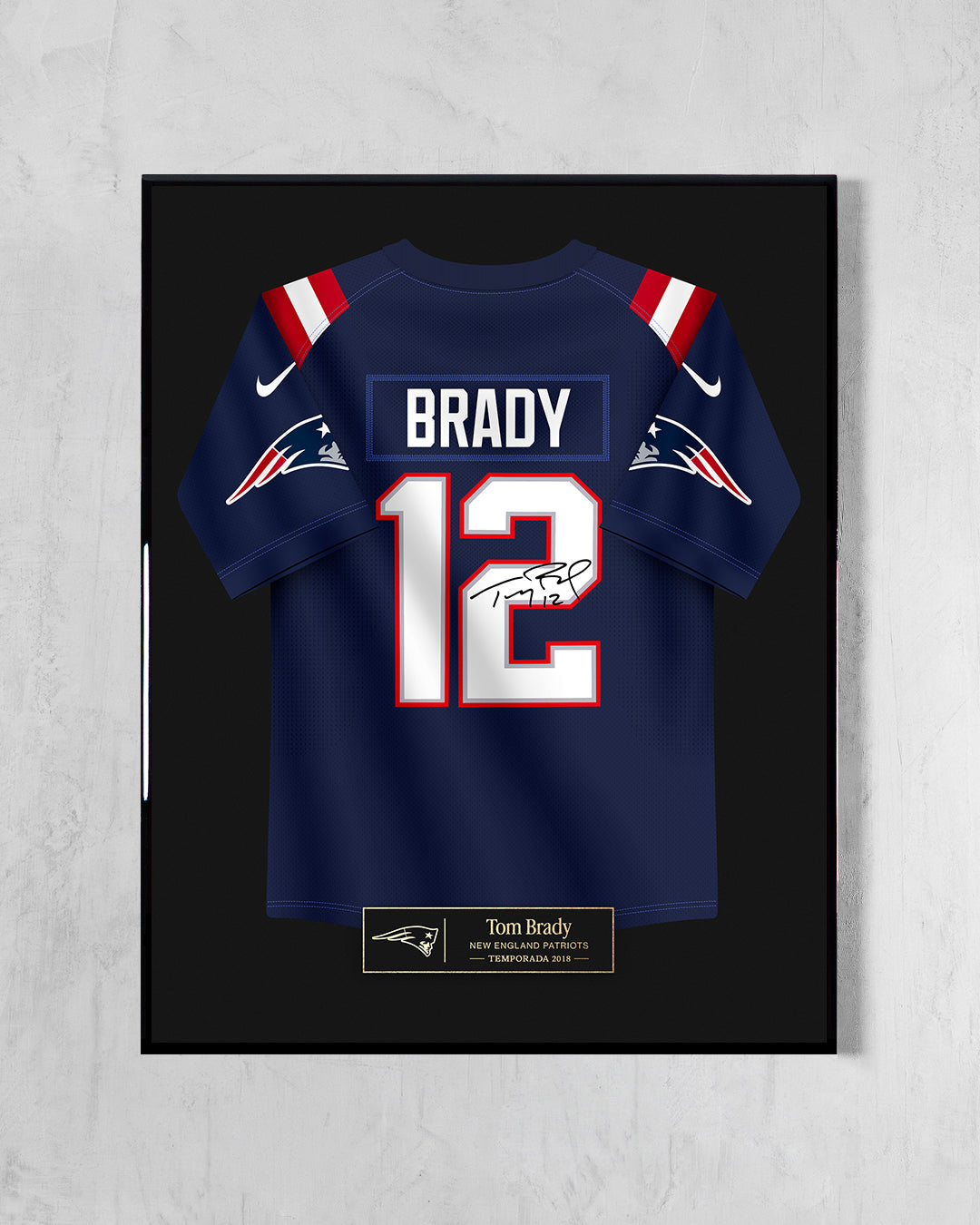 New England Patriots 2018 - Diseño Jersey