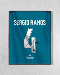 Real Madrid 2017/18 Tercera - Diseño Dorsal / Sergio Ramos #4