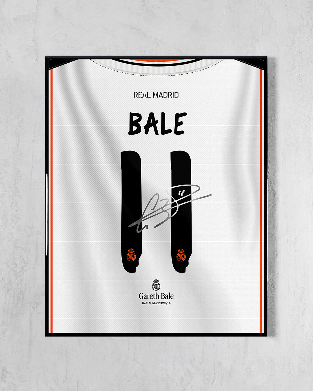 Real Madrid 2013/14 Local - Diseño Dorsal / Bale #11