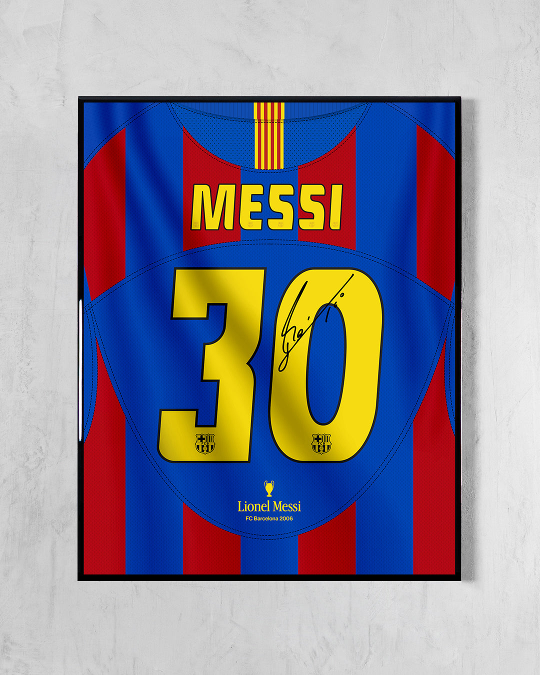 FC Barcelona 2005/06 Local - Diseño Dorsal / Messi #30