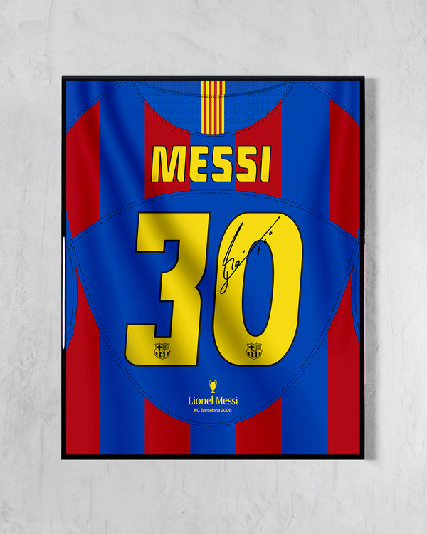 FC Barcelona 2005/06 Local - Diseño Dorsal / Messi #30