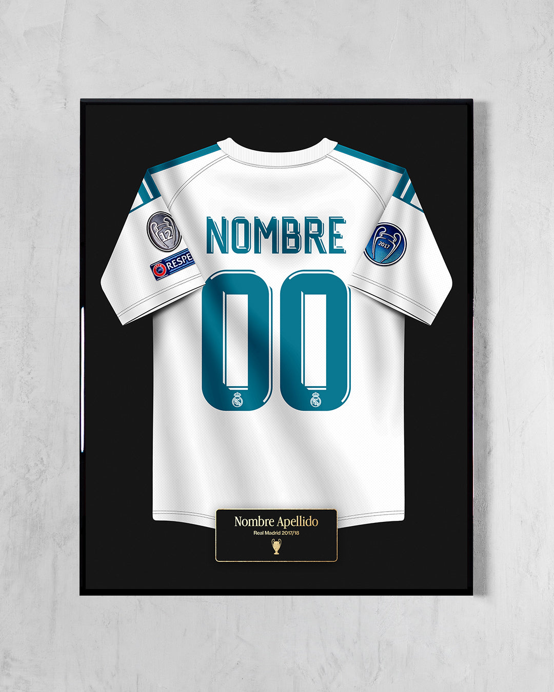 Real Madrid 2017/18 Local - Diseño Jersey / Personalizado