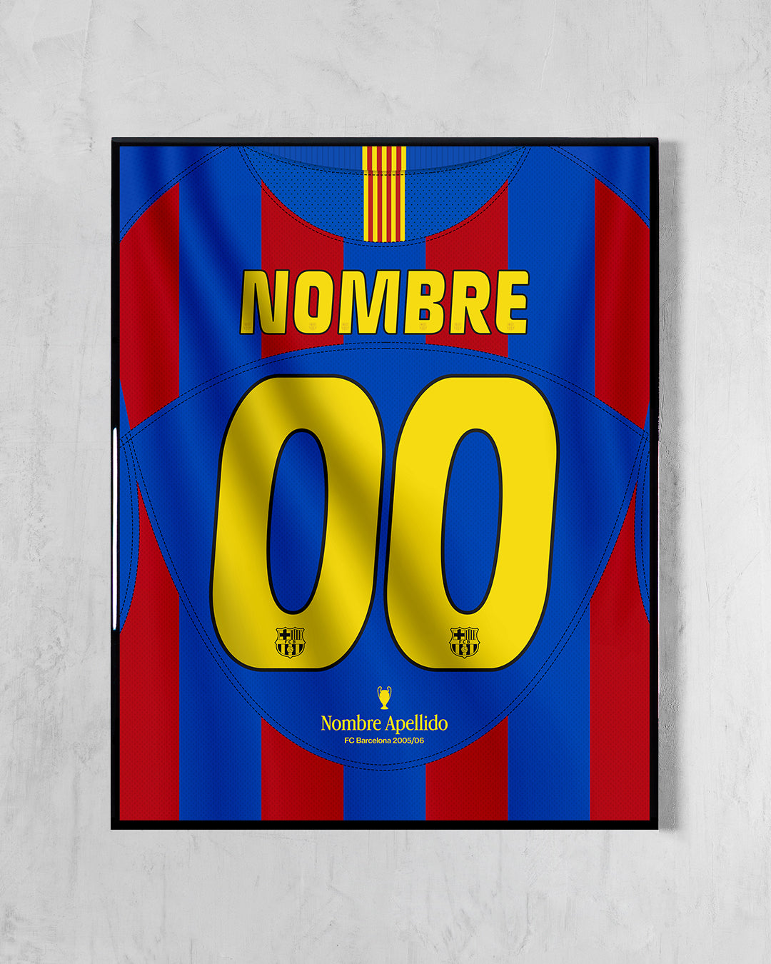 FC Barcelona 2005/06 Local - Diseño Dorsal / Personalizado