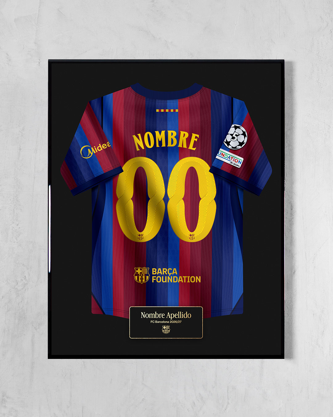 FC Barcelona 2026/27 Local - Diseño Jersey / Personalizado