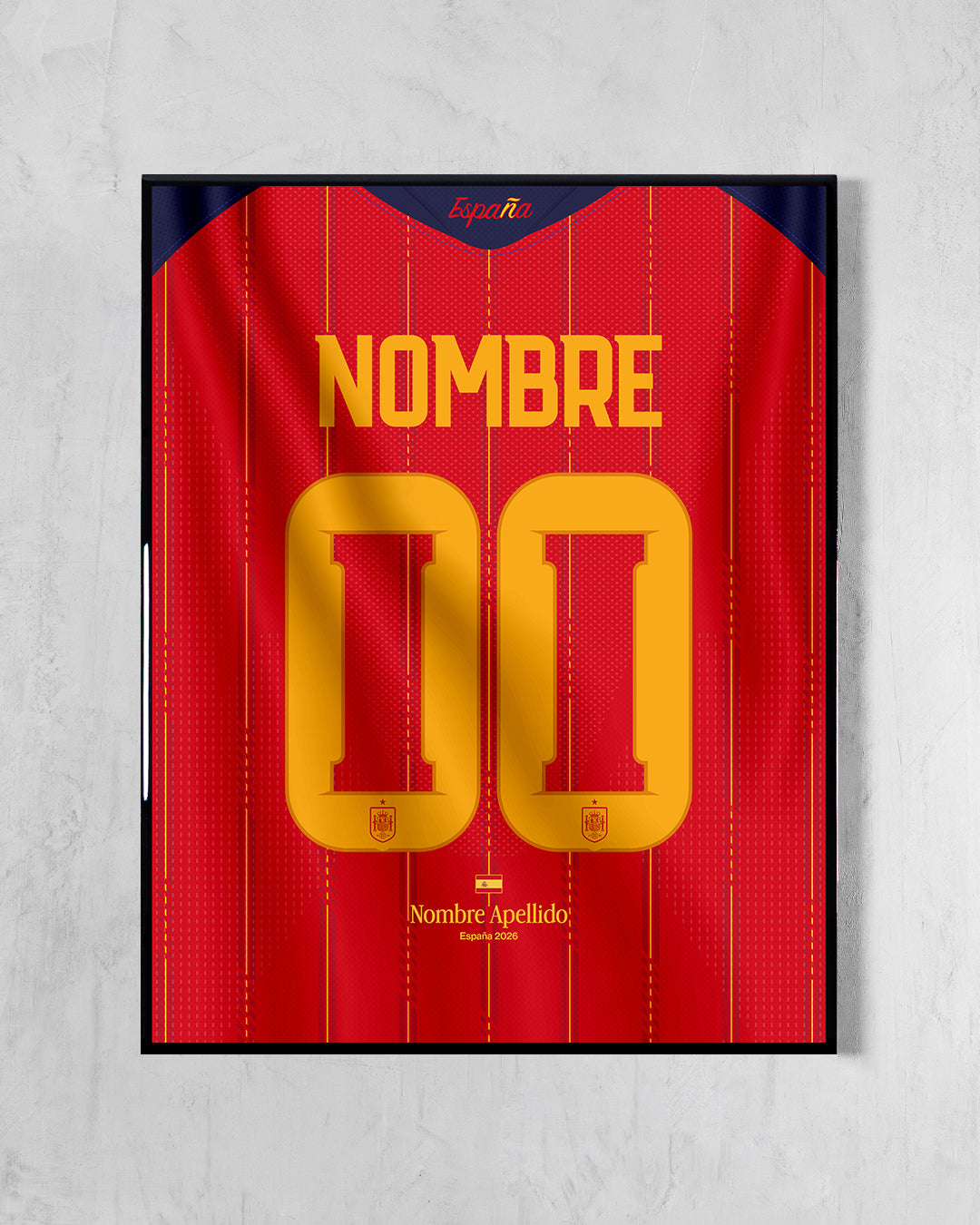 España 2026 Local - Diseño Dorsal / Personalizado