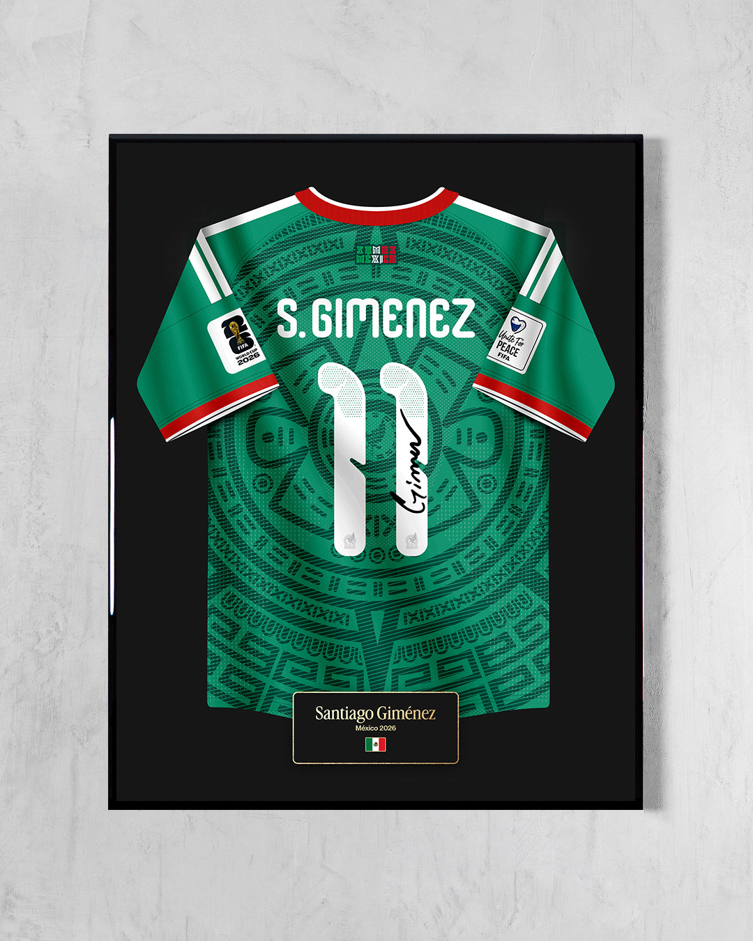México 2026 Local - Diseño Jersey / S. Gimenez #11
