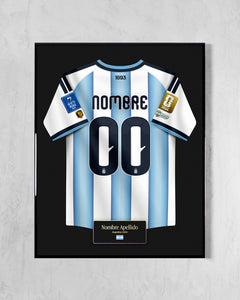 Argentina 2026 Local - Diseño Jersey / Personalizado