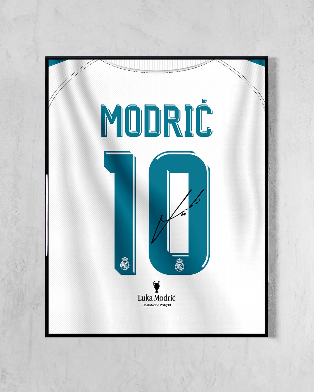 Real Madrid 2017/18 Local - Diseño Dorsal / Modrić #10