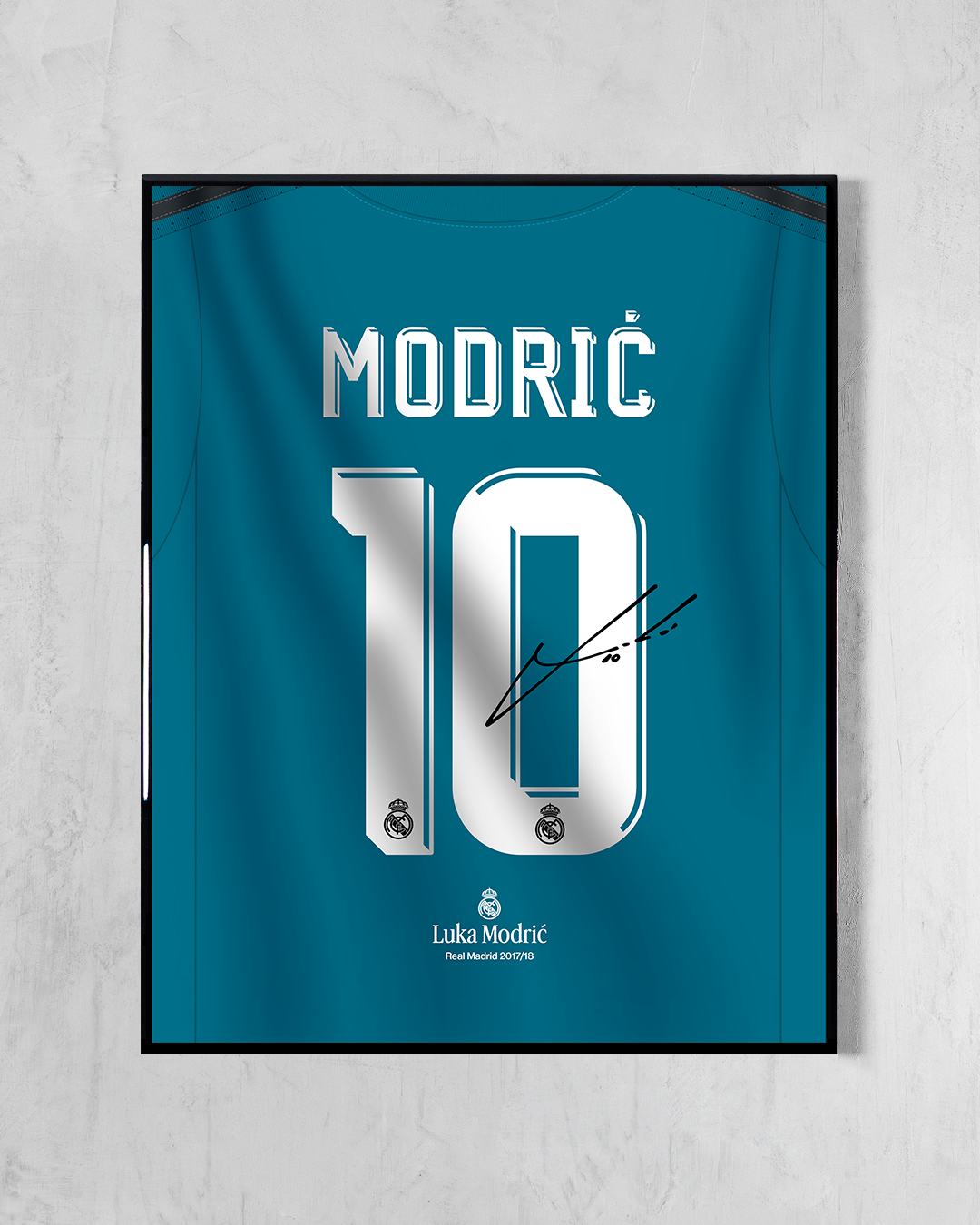 Real Madrid 2017/18 Tercera - Diseño Dorsal / Modrić #10