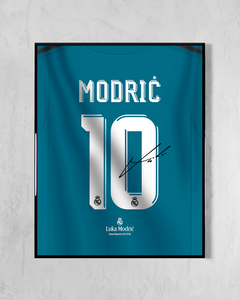 Real Madrid 2017/18 Tercera - Diseño Dorsal / Modrić #10