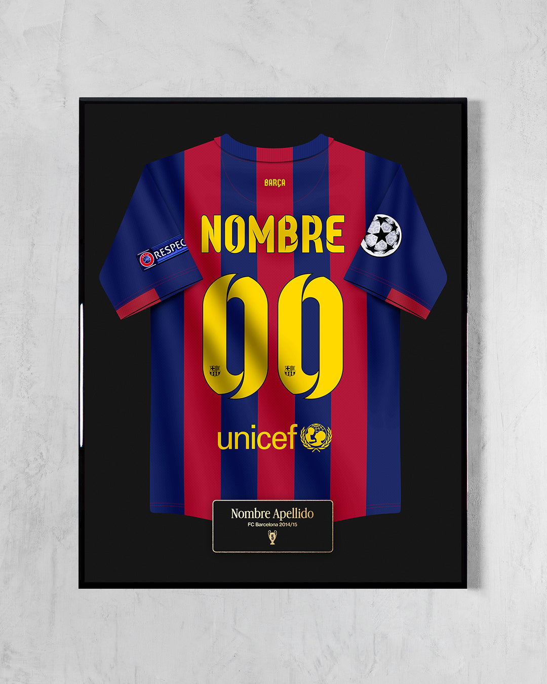 FC Barcelona 2014/15 Local - Diseño Jersey / Personalizado