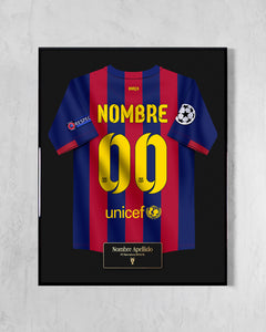 FC Barcelona 2014/15 Local - Diseño Jersey / Personalizado