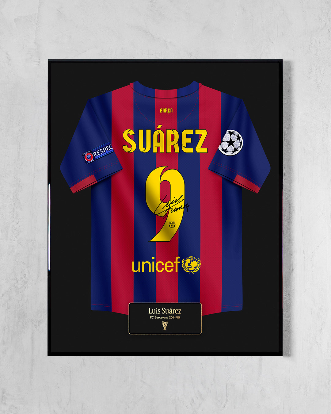 FC Barcelona 2014/15 Local - Diseño Jersey / Suárez #9
