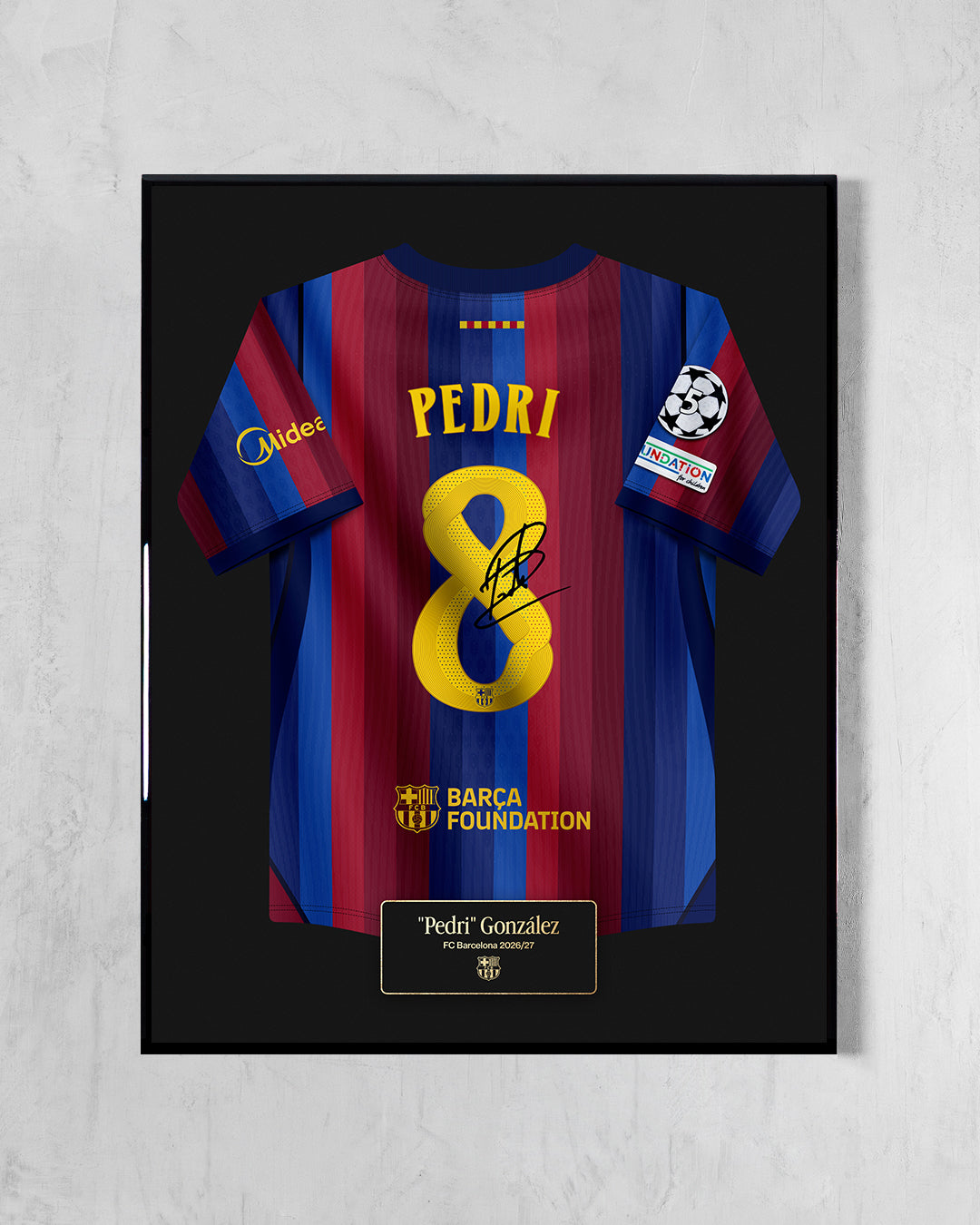 FC Barcelona 2026/27 Local - Diseño Jersey / Pedri #8