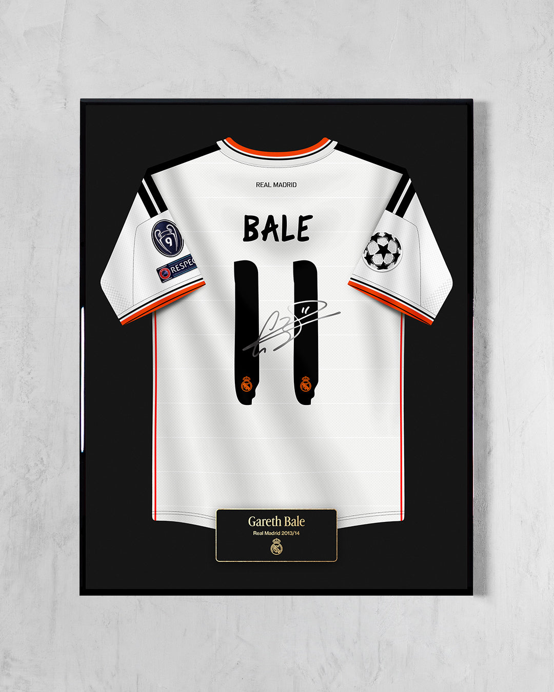 Real Madrid 2013/14 Local - Diseño Jersey / Bale #11