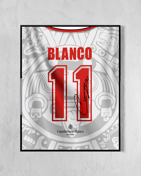 México 1998 Visitante - Diseño Dorsal