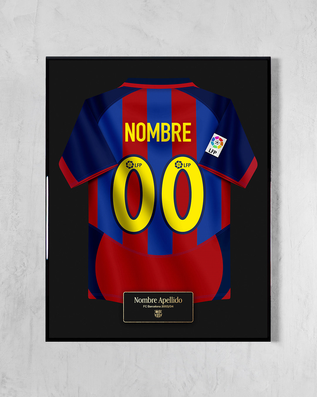 FC Barcelona 2003/04 Local - Diseño Jersey / Personalizado