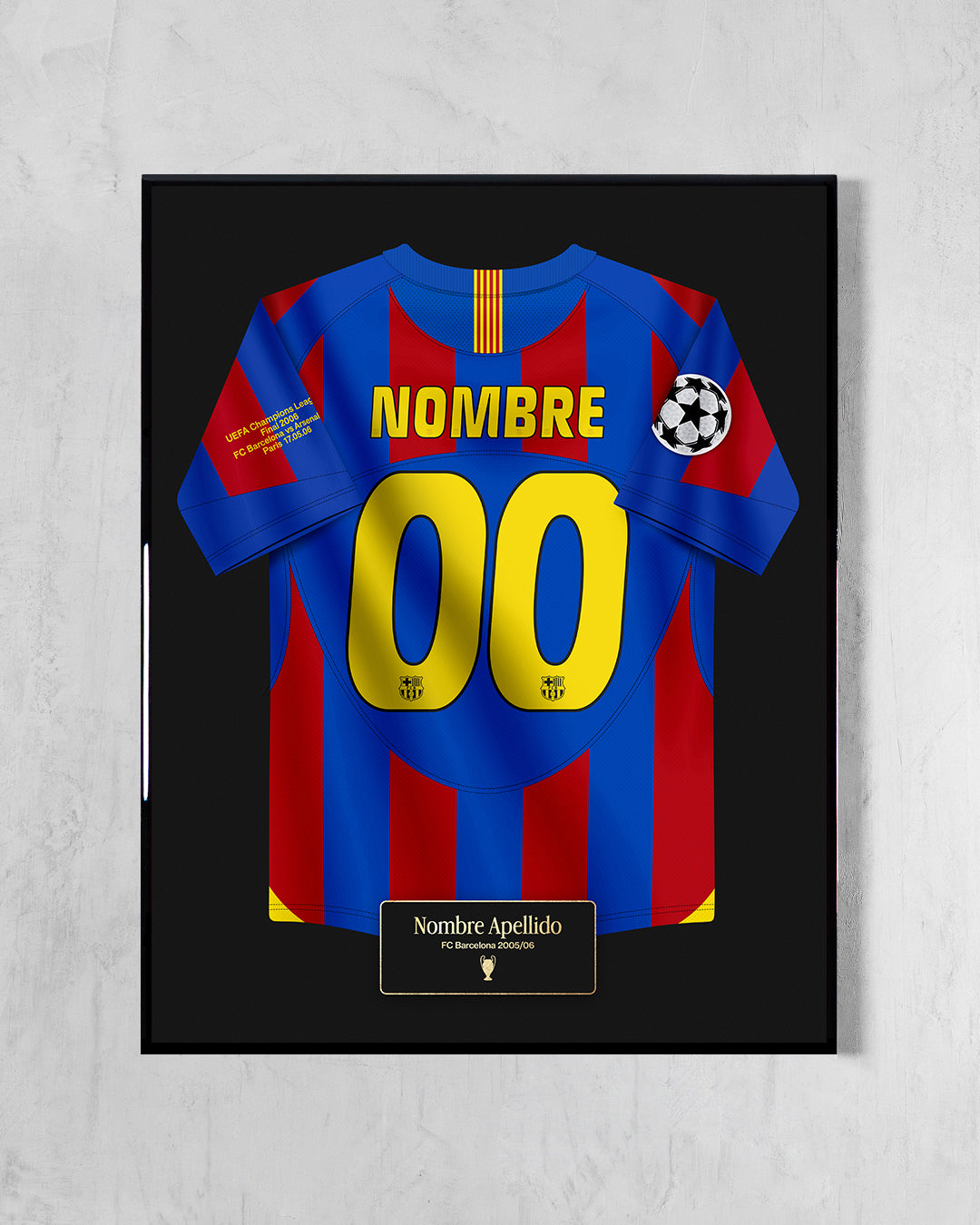 FC Barcelona 2005/06 Local - Diseño Jersey / Personalizado